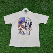 Vintage 1994 2nd Final-Season DAP Durham-Bulls Shirt Medium D-BAP Bull-Hurham