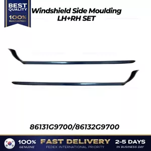 ⭐Genuine⭐ Windshield Side Moulding LH RH SET for Hyundai Genesis G70 - Picture 1 of 2