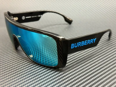 Gafas de sol BURBERRY BE4401U 300155 negro azul espejo para hombre 70 mm Foto 1 de 4