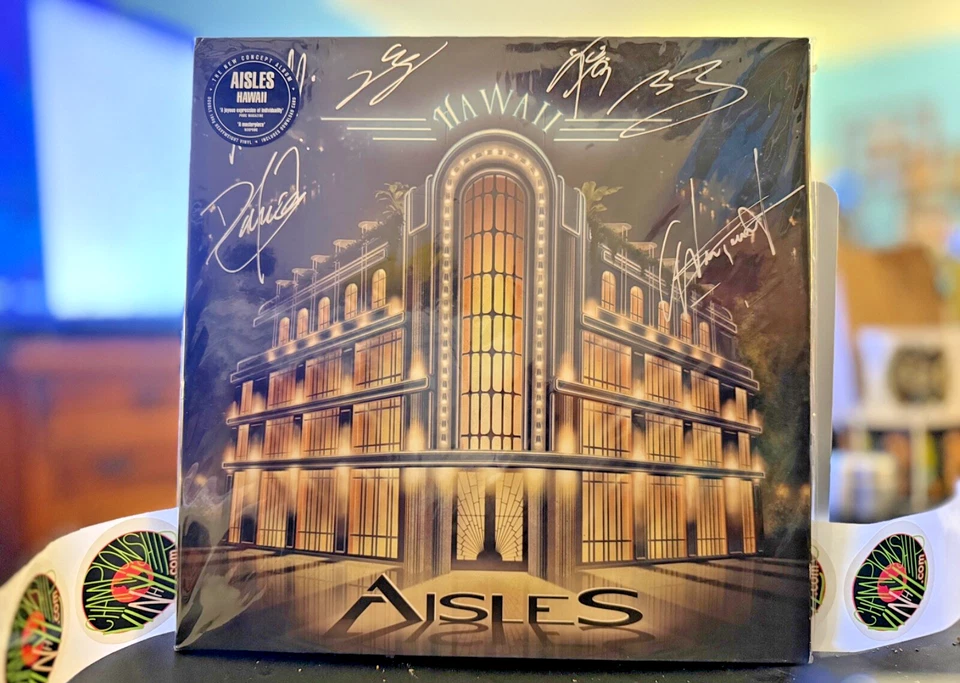 Aisles – Hawaii (Presagio, 2016 2xLP) – MINT Gatefold 💥 Signed by Full Band - Image 1 of 2