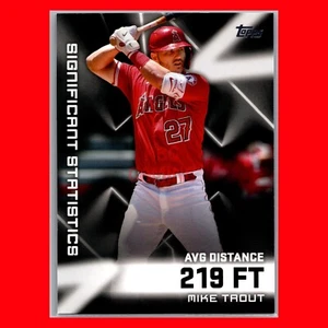 2023 Topps Series 2 Baseball Mike Trout SS-7 Significant Statistics Angels - Picture 1 of 2