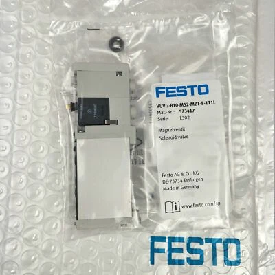 one new Festo VUVG-B10-M52-MZT-F-1T1L solenoid valve - Image 1 of 3