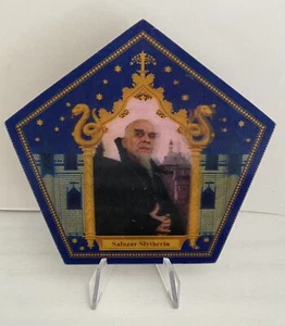 Harry potter exhibition chocolate frog card - Salazar Slytherin Rare + Empty Box - Imagen 1 de 4