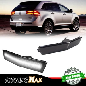 [Plug & Play]Smoked Lens White LED Rear Side Marker Lights For 07-10 Lincoln MKX - Picture 1 of 11