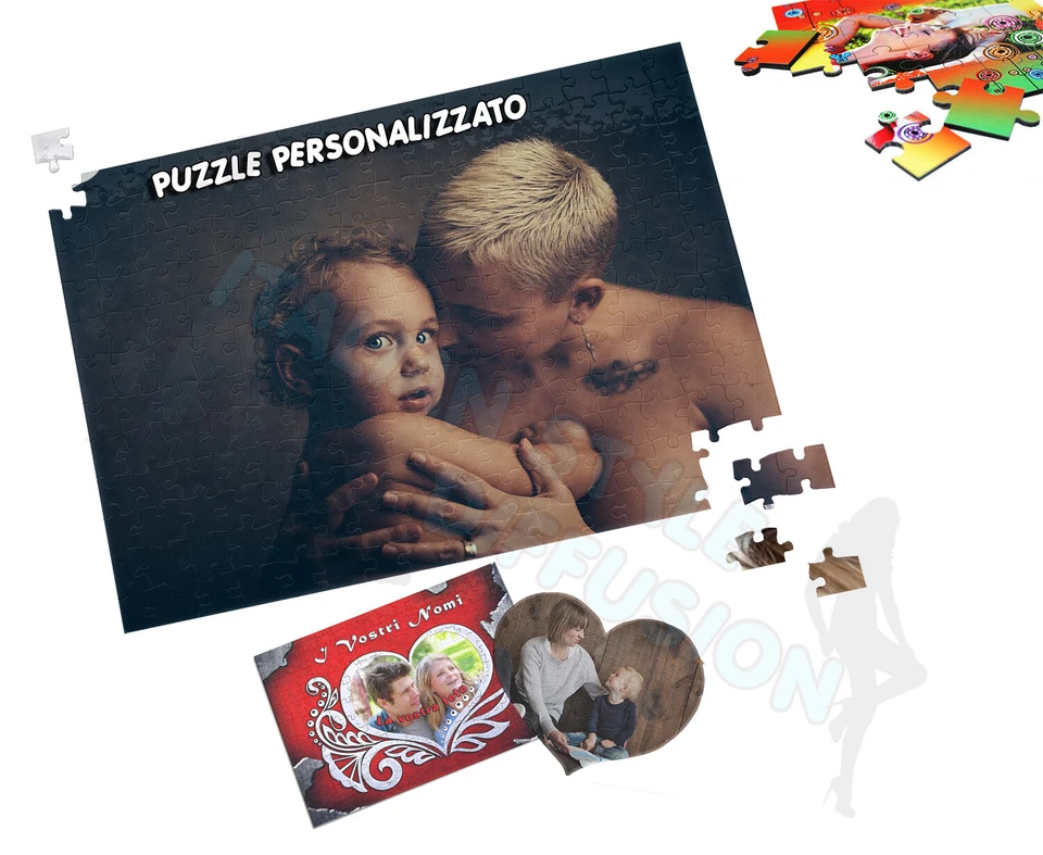 PUZZLE PERSONALIZZATO STAMPA PERSONALIZZATA A4 ALTA RISOLUZIONE FOTO BIANCO - Immagine 1 di 1