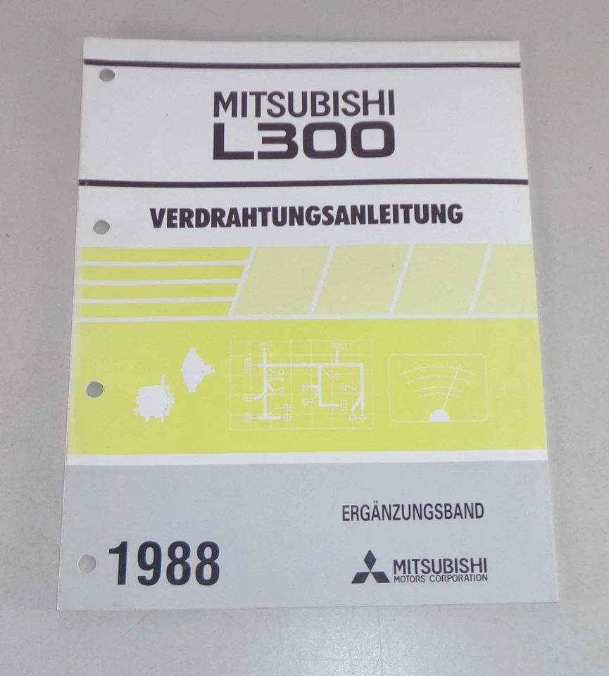 Manual de Taller Mitsubishi L300 Eléctrico/Instrucciones Cableado Desde Año 88 - Imagen 1 de 1