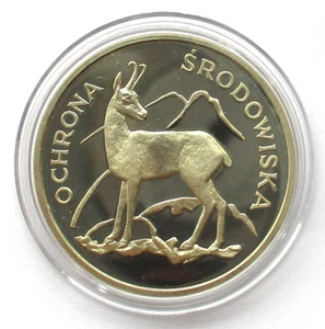 Polen Silber 100 Złotych 1979 Umweltschutz - Gämse Polierte Platte - Bild 1 von 2