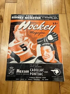 Cleveland Barons Buffalo Bisons 1950’s AHL Hockey Game Program - Picture 1 of 15