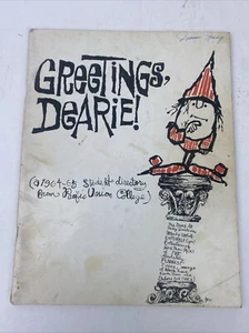 Greetings, Dearie! 1964-65 Student Directory Pacific Union College Angwin CA - Picture 1 of 16