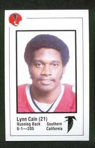 1980 Atlanta Falcons Policía #21 Lynn Cain Troyanos USC Theodore Roosevelt HS - Imagen 1 de 1