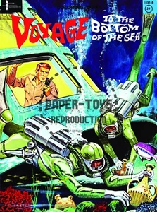 VINTAGE REPRINT - 1965 - VOYAGE TO THE BOTTOM OF THE SEA COLORING BOOK SAMPLER - Picture 1 of 12