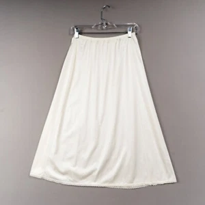 Vintage Vanity Fair Half Slip Women M 30" Midi Lace Hem Nylon Full USA Made - Picture 1 of 8