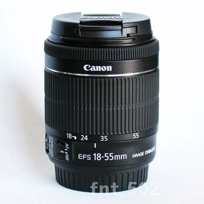 Canon EF-S 18-55mm F/3.5-5.6 IS STM Lens,  Black [Mint] - Image 1 of 4