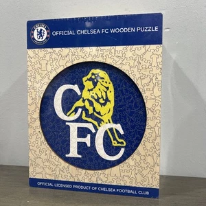 2023 Chelsea FC Retro Crest - Wooden Puzzle - Picture 1 of 4