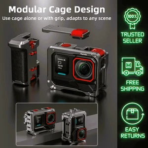 Xplorer Kit für Insta360 Ace/Ace Pro1/2 Metall Street Foto Vlog Griff Halterung - Bild 1 von 9