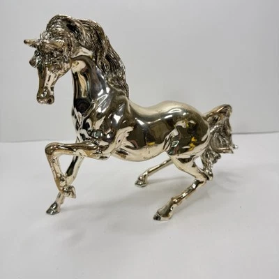 Estatuilla enchapada en plata de ley 925 Rampante Laminado AG italiana FIRMADA Foto 1 de 4