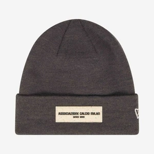 NEW ERA X AC MILAN BEANIE WITH "ASSOCIAZIONE CALCIO MILAN" PATCH SOCCER NEW NWT - Picture 1 of 6
