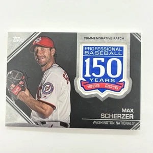 Max Scherzer 2019 Topps - 150th Anniversary Commemorative Patch Series 2 #AMP-MS - Bild 1 von 7