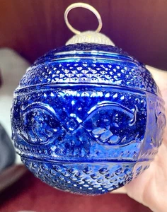 8 Willbrite Quecksilber Handarbeit Glas Feiertag Ornamente geätzte Kugeln - Bild 1 von 7