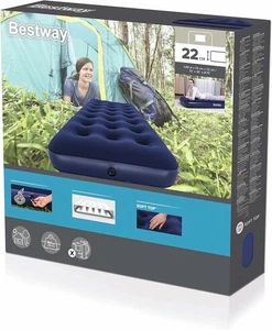 Bestway Single Air Mattress Inflatable Airbed Blow Up Camping 1.85m*76cm*22cm - Picture 1 of 8
