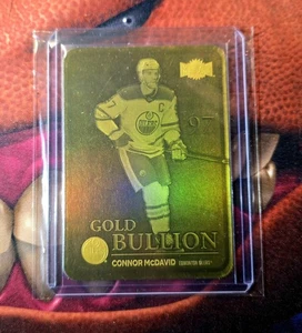 Connor McDavid Gold Bullion Metal Universe Skybox 2024-25 - Bild 1 von 2