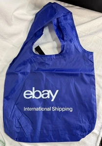eBay Open 2025 Reusable Nylon Shopping Tote Bag Neu ohne Etikett Faltbar Blau 🛍️ - Bild 1 von 4