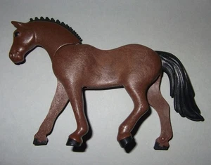 40257, 1x caballo, 3. Generación, cola pendiente, marrón, negro - Imagen 1 de 1