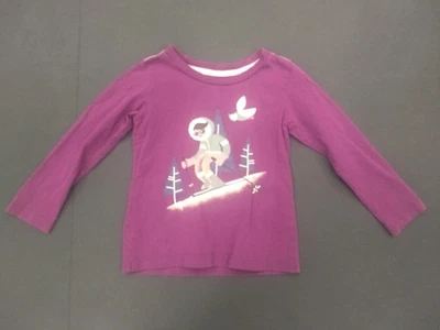 Girl's Tea Collection Purple Skier Ski Top Size 5 EUC - Image 1 of 4