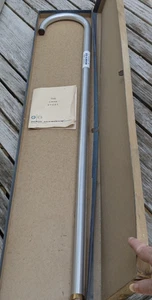 VTG DIXIE ALUMINUM WALKING CANE ROME GA HATTIESBURG MISSISSIPPI ORIG BOX BOOKLET - Picture 1 of 12