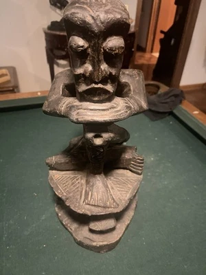 Bembe Ancestral Power Figure, DR Congo – 19” Tribal Carved Wood Statue - Image 1 of 4