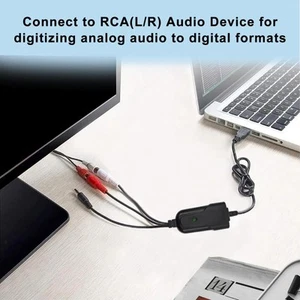 Carte de vidéo USB 2.0 Convertisseur de cassettes en MP3 Premium pour Win - Photo 1/7