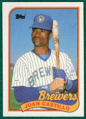 Juan Castillo - 1989 Topps #538 - Milwaukee Brewers Baseball Card - Image 1 of 2