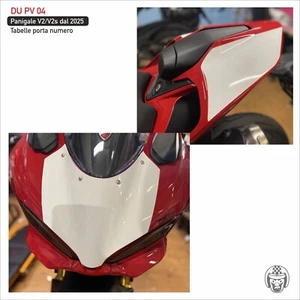 Aufkleber Nummernschild Windschutzscheibe und Heck für Ducati Panigale V2/V2S 2025 - Bild 1 von 2
