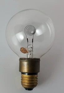 VTG 7 Coil Filament Clear 200 Watt 120 Volt Lightbulb w/Original Sticker - Picture 1 of 17