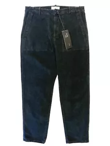 NILI LOTAN Womens Luna Crop Corduroy Pants Carbon Black (MSRP $425) - Picture 1 of 3