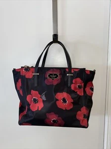 Kate Spade Wilson Road Poppy Alyse Poppy Floral Print Handled Satchel - Picture 1 of 7