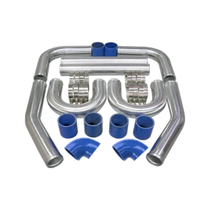CXRacing 2.5" O.D. Aluminum 8PCS Turbo Intercooler U-Piping Kit 2mm Thick Tube - Imagen 1 de 1
