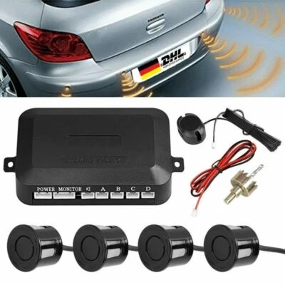 4 sensors universal PDC parking aid retrofitting rear parking aid reverse warning - Image 1 of 4
