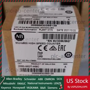 2080MOTHSC AB Micro800 plug-in module 2080-MOT-HSC Allen-Bradley New US Free Tax - Picture 1 of 1