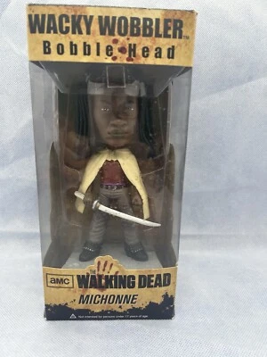 Funko The Walking Dead Michonne Wacky Wobbler Bobble Head 2012 AMC  Foto 1 de 4