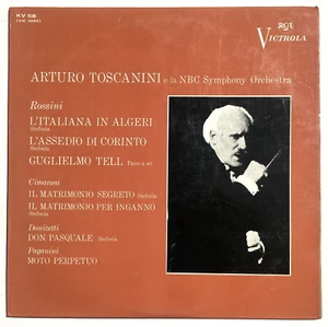 ROSSINI L'ITALIANA IN ALGERI WILLIAM TELL DONIZETTI TOSCANINI LP RCA VICTROLA - Picture 1 of 1