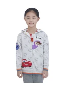 Disney Long Sleeve Full Zip Hooded Cars Jacket Child Size 5 NWT - Picture 1 of 5