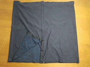 Lululemon Vinyasa Scarf Rulu Misted Jacquard Black Nocturnal Teal Shawl NWT - Picture 1 of 4
