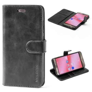 Funda delgada para teléfono Asus ZenFone 3 con soporte, amortiguador, ranura para tarjeta negra - Imagen 1 de 6