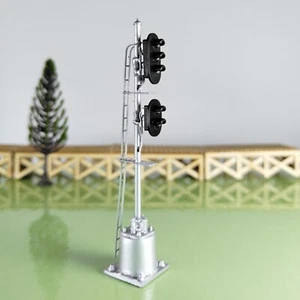 1 x HO scale model railroad 2 heads 2 + 3 aspects block signal LED made #K32Sp - Picture 1 of 5