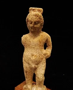 Figure Dieu Harpocrate Egypt 1580/1100 BC - Egyptian Wooden God Harpocrates - Foto 1 di 12