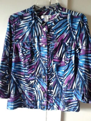 Womens CHRISTOPHER & BANKS business/career Jacket 3/4 sleeve Sz Medium READ ALL - Image 1 of 4
