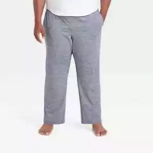 Pantaloni felpati uomo grandi morbidi elasticizzati conici tutto in movimento BLU-grigio 2XL - Foto 1 di 3