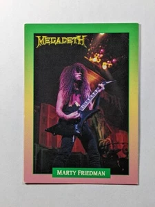 Megadeth - Marty Friedman #86 Brockum RockCards 1991 Trade Card - Bild 1 von 2