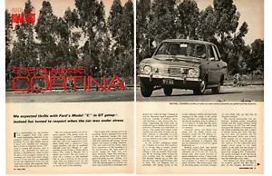 Ford Cortina GT 1968 ~ prueba de carretera original de 5 páginas/artículo/anuncio - Imagen 1 de 1
